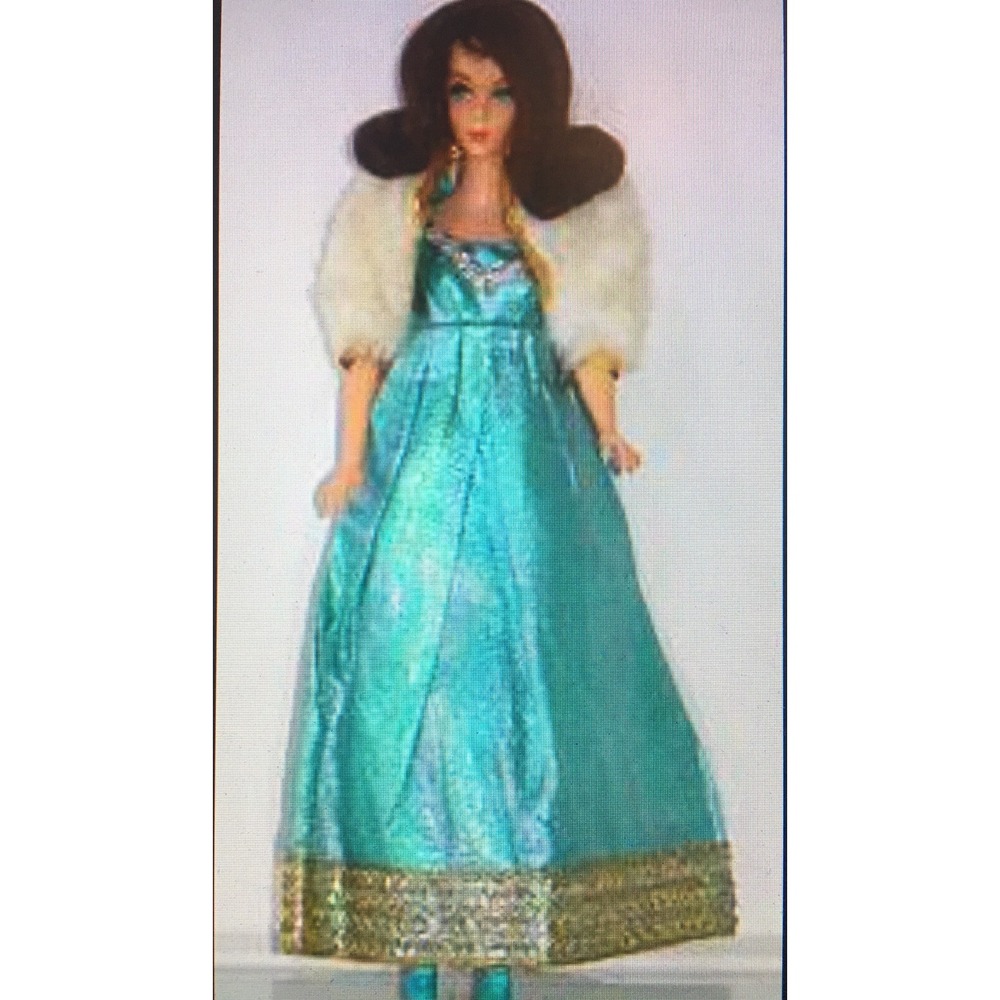 Vintage Mattel Barbie doll 1960s outfit BLUE ROYALTY #1469 No Doll